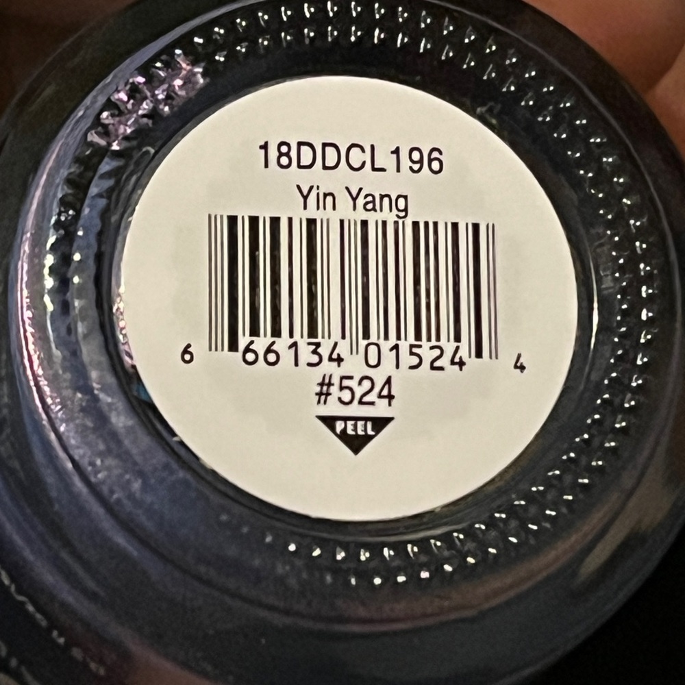 Dazzle Dry Purple Glitter Yin Yang Nail Lacquer - Picture 3 of 16